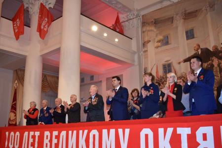 Тульский обком КПРФ провел торжественное собрание в честь 100-летия Великого Октября
