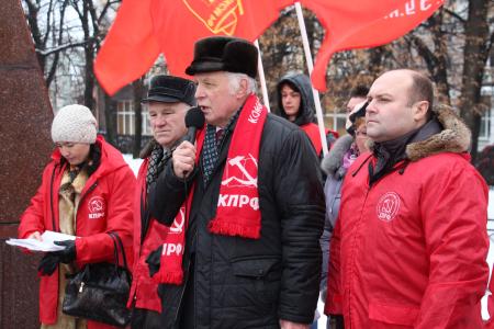 Рязанские коммунисты мобилизуют население на борьбу за свои права