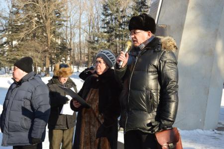 Еврейская АО. Коммунисты Биробиджана провели митинг против ухудшения теплоснабжения в городе