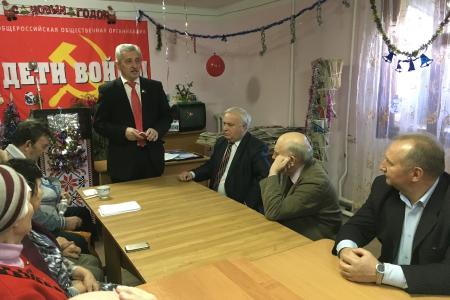 Краснодарский край. Коммунист-депутат Н.И. Осадчий встретился с активистами организации «Дети войны»