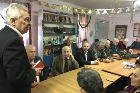 Краснодарский край. Коммунист-депутат Н.И. Осадчий встретился с активистами организации «Дети войны»