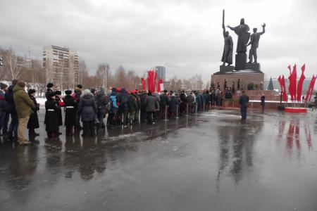 Пермь. Коммунисты прияли участие в городском митинге, посвященном очередной годовщине наступления советских войск под Москвой
