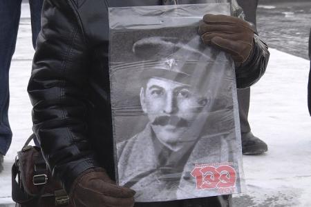 Новосибирские коммунисты почтили память Иосифа Виссарионовича Сталина