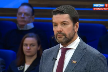 А.А. Ющенко принял участие в программе "60 минут" на телеканале "Россия 1"