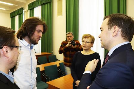 Юрий Афонин в ходе рабочей поездки в Республику Коми встретился со студентами и преподавателями Сыктывкарского государственного университета
