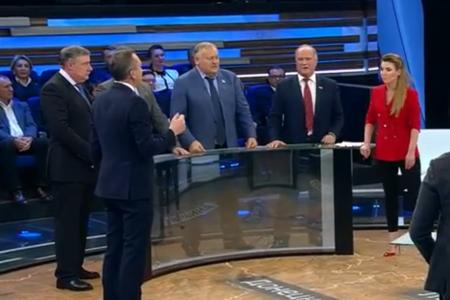 Г.А. Зюганов принял участие в программе "60 минут" на телеканале "Россия 1"