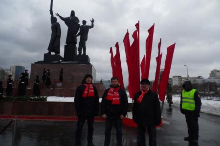Пермь. Коммунисты прияли участие в городском митинге, посвященном очередной годовщине наступления советских войск под Москвой