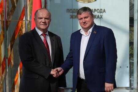 К. К. Тайсаев провел рабочую встречу с Председателем ЦК Приднестровской Коммунистической партии, депутатом Верховного Совета ПМР О.О. Хоржаном 
