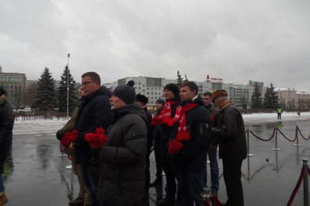 Пермь. Коммунисты прияли участие в городском митинге, посвященном очередной годовщине наступления советских войск под Москвой