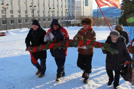 Магадан. День рождения Сталина