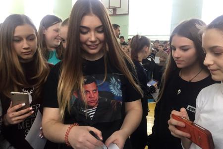 Марьяна Наумова в пятнадцатый раз посетила Донбасс