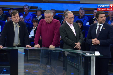 Александр Ющенко принял участие в социально-политическом ток-шоу «60 минут» на телеканале «Россия-1»