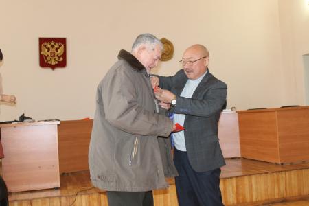 Калмыкия. Коммунисты приняли участие в торжественном мероприятии в райцентре Большой Царын