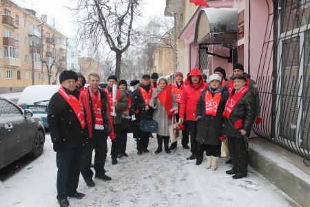 День памяти Ленина в Пскове