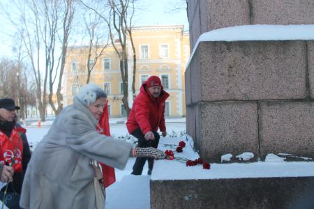 День памяти Ленина в Пскове
