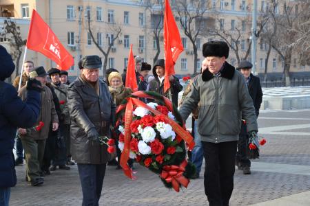 День памяти Ленина в Астрахани