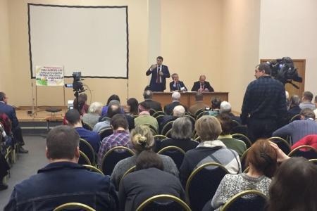 Олег Лебедев выступил перед коллективом Тимирязевской академии 