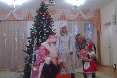 Красный Дед Мороз в Калуге