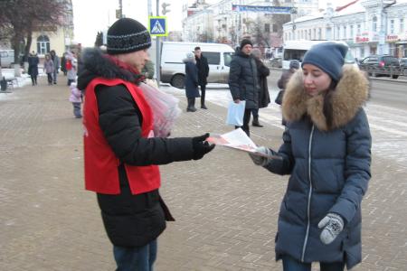 Калужский городской комитет КПРФ 13 и 14 января провёл акции «Красные в городе»
