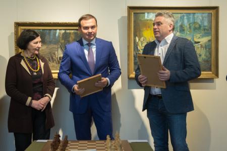 Ю.В. Афонин поздравил участников и победителей турнира «IV Мемориал В.А. Стародубцева по быстрым шахматам»