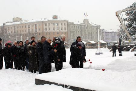 Воронежские коммунисты почтили память вождя мирового пролетариата
