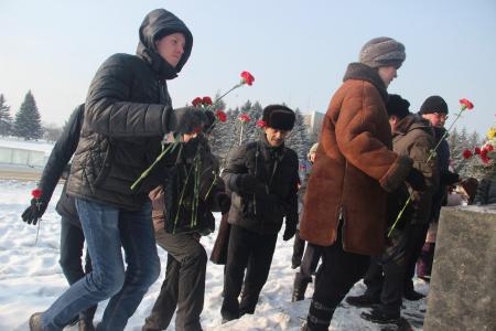 Биробиджанские коммунисты почтили память Владимира Ильича Ленина