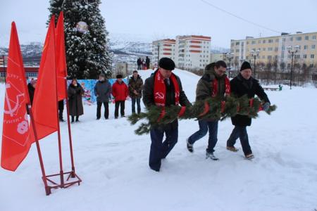 Магадан. День памяти Великого вождя