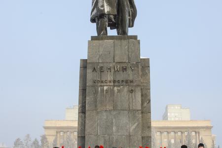 Красноярские коммунисты почтили память Владимира Ильича Ленина