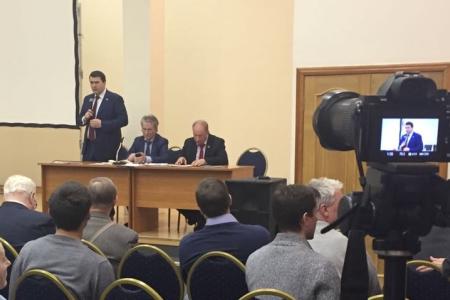 Олег Лебедев выступил перед коллективом Тимирязевской академии 