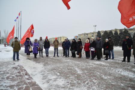 Волгоградская область. В Волжском почтили память В.И. Ленина