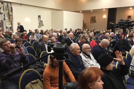 Олег Лебедев выступил перед коллективом Тимирязевской академии 