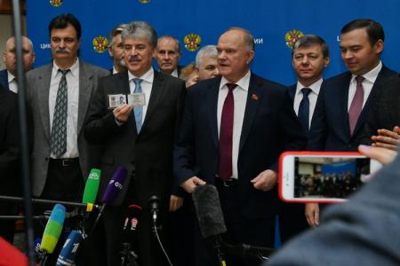 ЦИК зарегистрировал П.Н. Грудинина кандидатом на должность Президента России