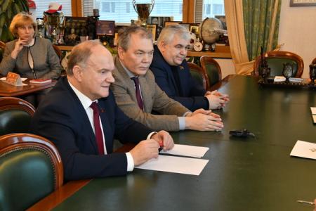 Г.А. Зюганов встретился с послом КНДР