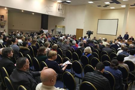 Олег Лебедев выступил перед коллективом Тимирязевской академии 