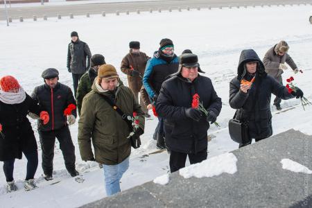 Красноярские коммунисты почтили память Владимира Ильича Ленина