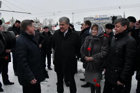 12 февраля начался рабочий визит П.Н. Грудинина в Новосибирскую область