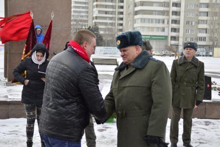 Волгоградская область. В Волжском отпраздновали 100-летие Красной Армии