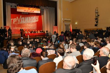 «Государственную поддержку производству!». П.Н. Грудинин выступил перед трудовым коллективом машиностроителей
