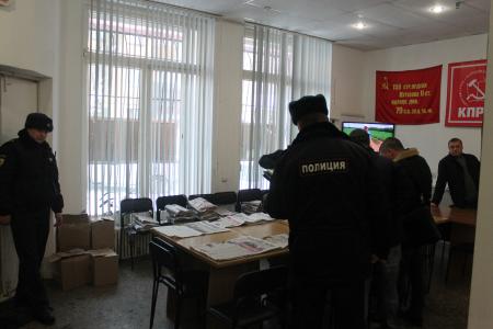 В избирательном штабе П.Н. Грудинина в Пскове прошёл обыск