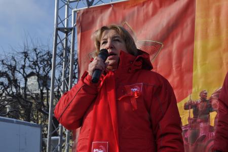 В Санкт-Петербурге состоялся митинг по случаю 100-летия Красной Армии
