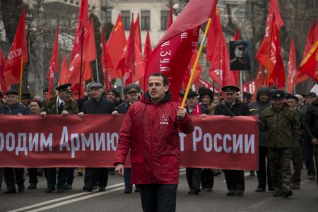 В Краснодаре коммунисты и беспартийные патриоты отметили столетие Красной Армии
