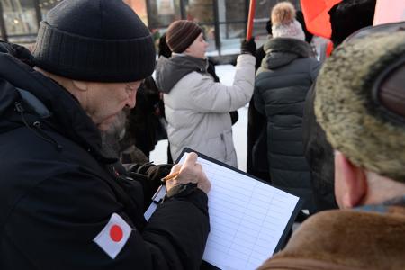 «За достойную жизнь! За честные выборы!». Новосибирские коммунисты провели митинг