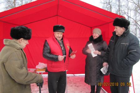 Рязанская область. Красные пикеты прошли по Касимовскому району