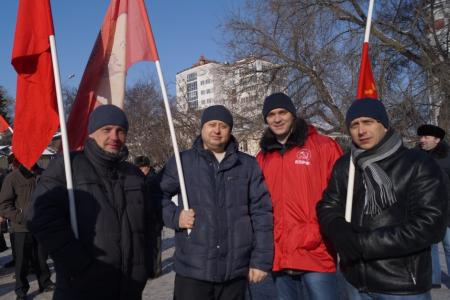Пензенские коммунисты отметили 23 февраля митингом