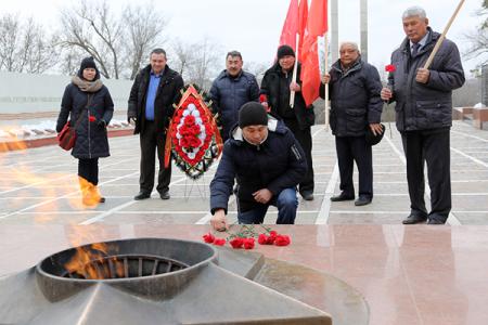 В Калмыкии отметили юбилей Красной Армии