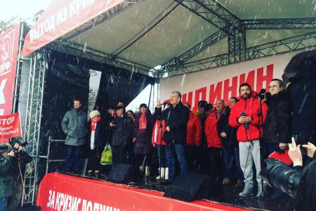 П.Н. Грудинин на митинге в Москве: Мы будем стоять за справедливость!