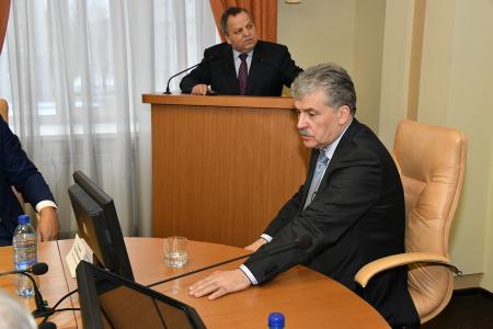 П.Н. Грудинин прибыл в Свердловскую область