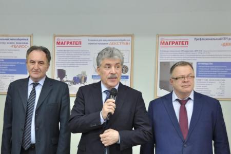 П.Н. Грудинин посетил предприятия Московской области