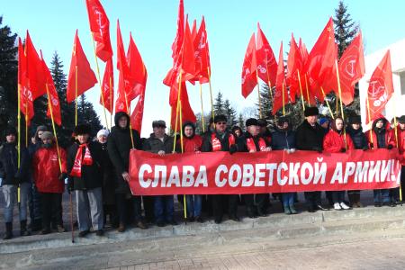 Н.Н. Иванов принял участие в митинге, посвященном 100-летию Рабоче-Крестьянской Красной Армии и Военно-Морского Флота