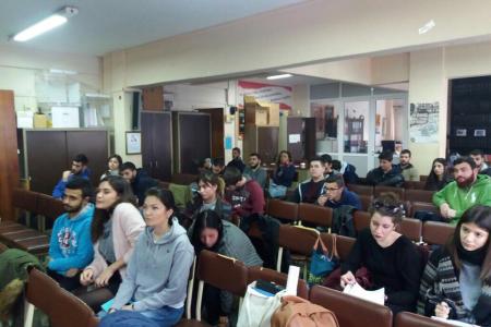 В Афинах состоялась встреча лидеров национального студенческого профсоюза в Греции MAS и независимого студенческого профсоюза «Дискурс» в России